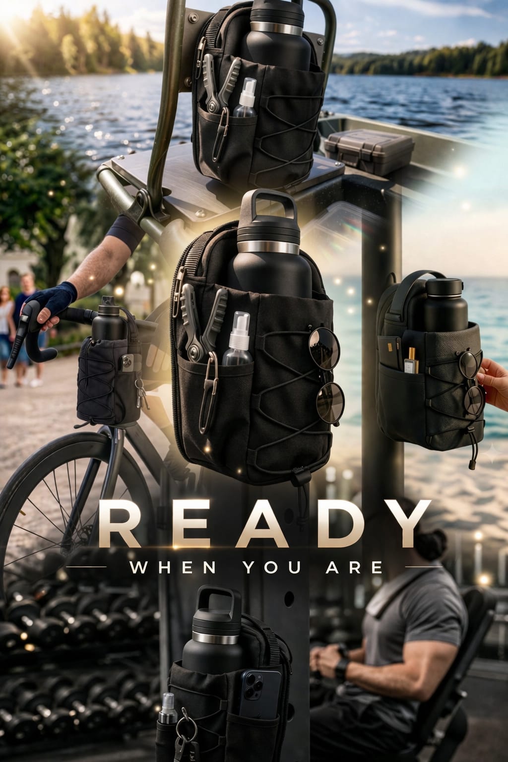 Magnetic Utility Bag Organizer – Metal-Attach EDC Pouch